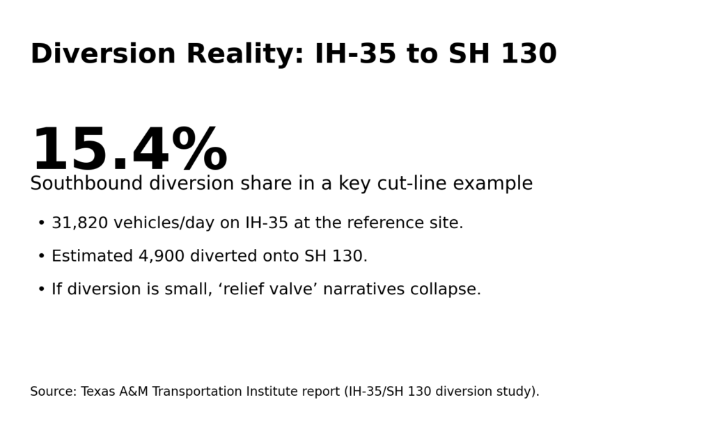 Diversion Reality IH 35 to SH 130