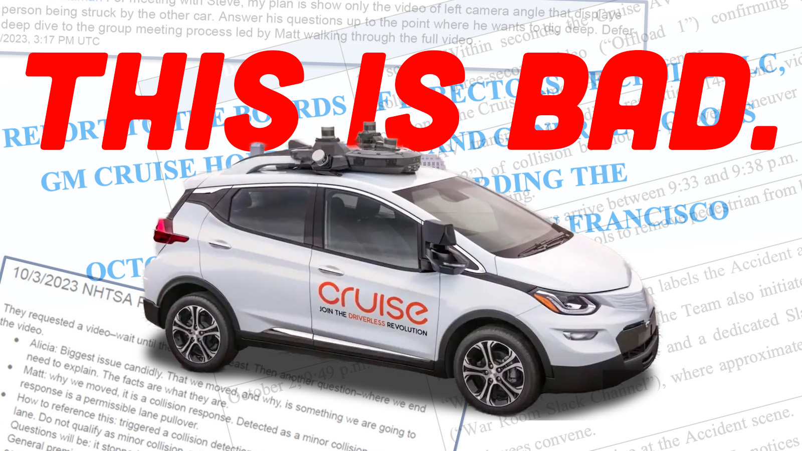 The October 2, 2023 Incident: Reconstruction of the Pedestrian Dragging Sequence